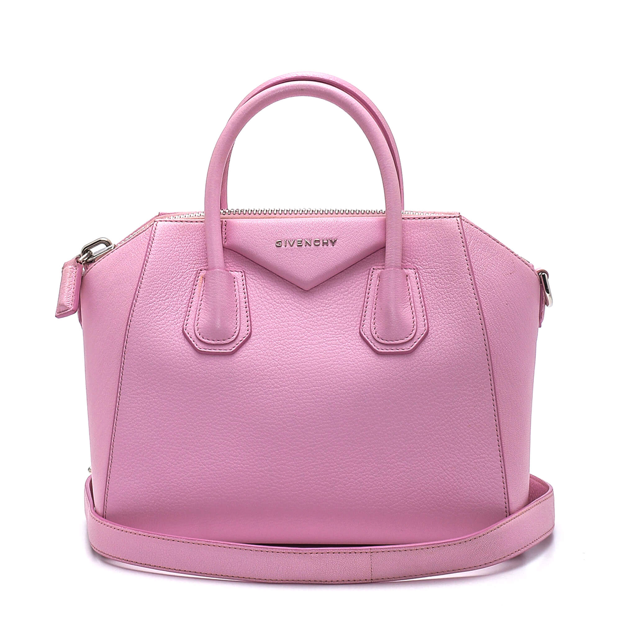 Givenchy - Pink Leather Antigona Small Bag